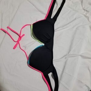 Multicolored swim top